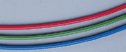 [2496130-02] Red PTFE tubing, 1/16"ID x 1/8"OD, 12 ft/pack