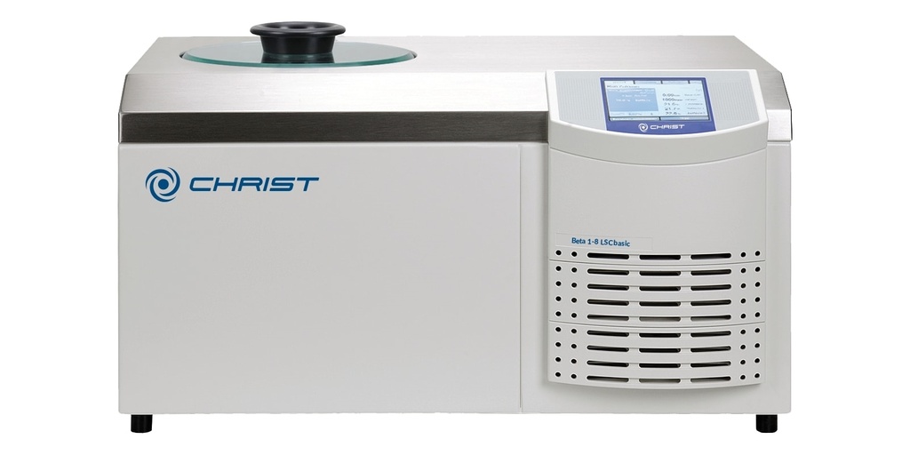 Freeze dryer Christ Beta 1-8 LSCbasic, 8 kg, -55°C