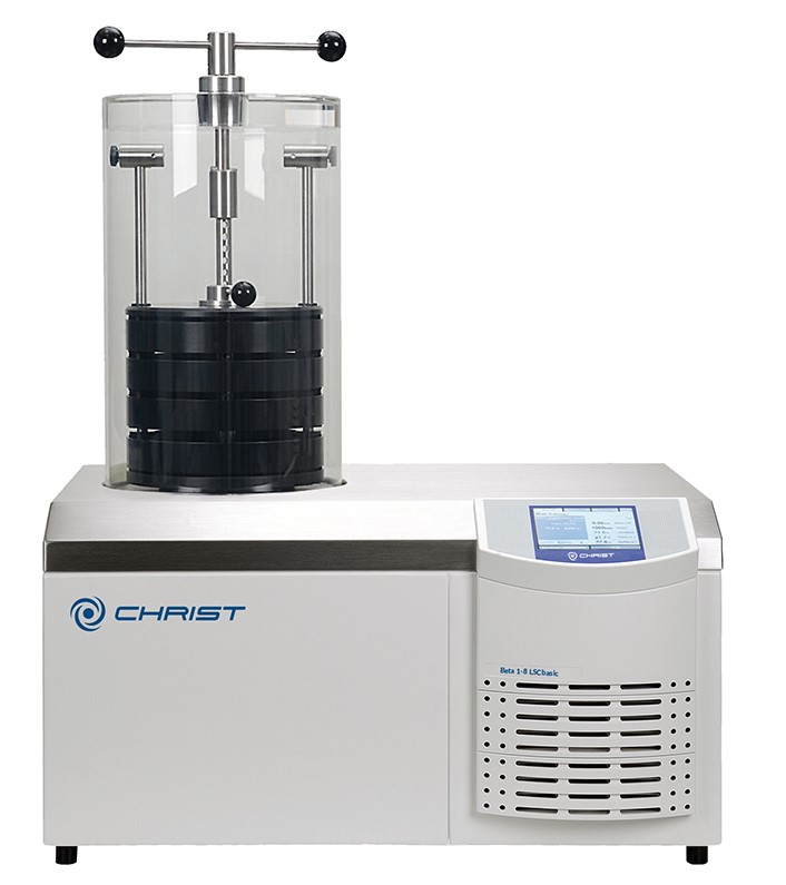 Freeze dryer Christ Beta 2-8 LSCbasic, 8 kg, -85°C