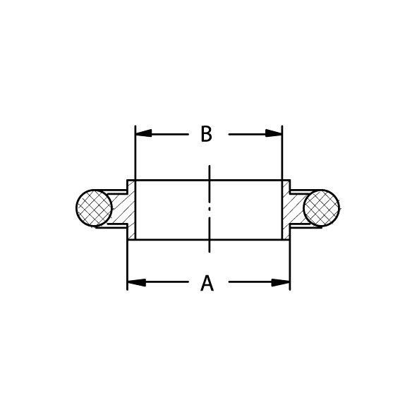 [28120101] NW10 centerring stainless/buna