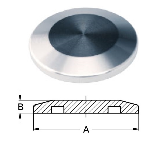 NW50 KF Blind flange 14301