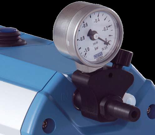 Vacuum regulation valve w. manometer for ME 1C