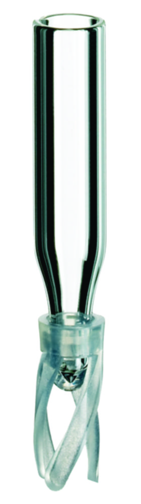 Micro inserts for vials, LLG, N 8/9/10/11 small, Ø5 mm, conical w. spring, 0,1 mL