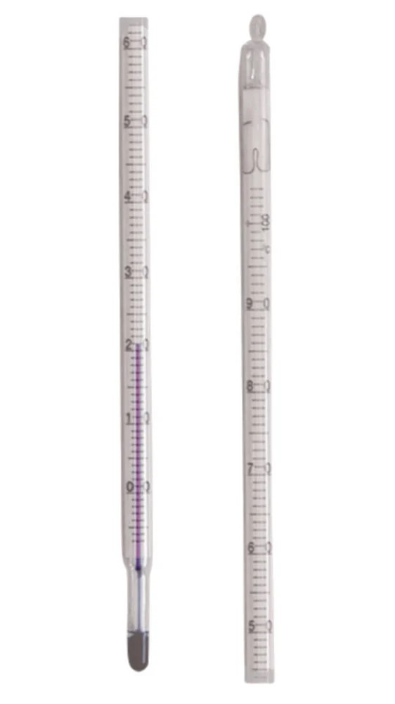 [1189117] Glass thermometer -10 - 200°C : 1°C