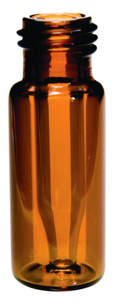[4008252] Microvials w. screw neck, LLG, N 9 short thread, wide opening, 0,3 mL conical, clear