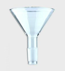Powder funnel 65 mm, glass, NS 14/23