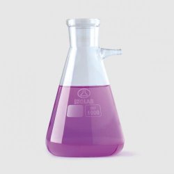 filter flask - glass - glass side arm - 2000ml