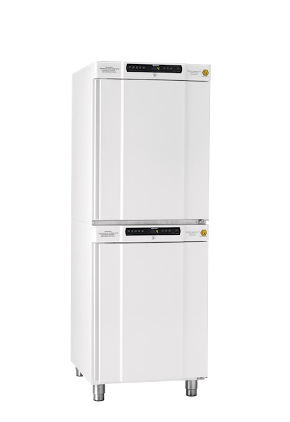 Refr./Upright freezer, GRAM BioCompact II RR210/RF210, +2/20 and -25/-5°C, 2x125L, white