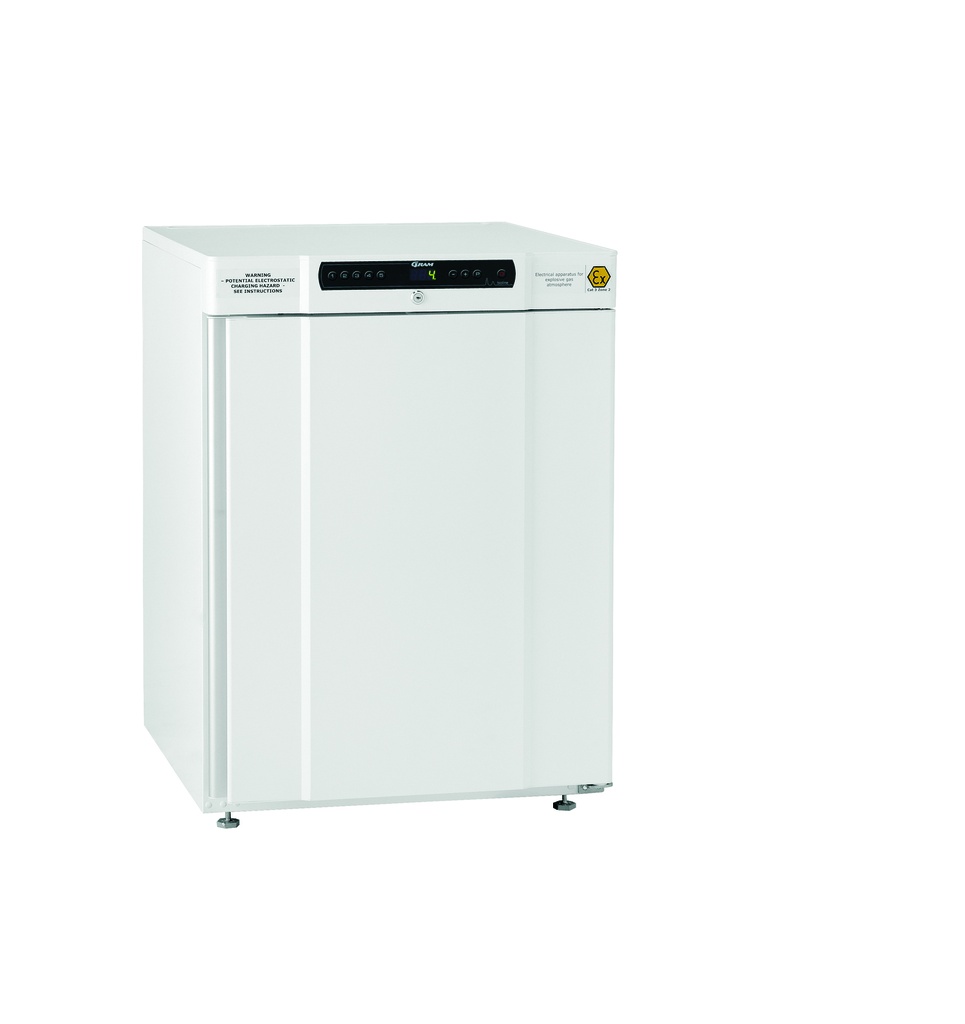 Refrigerator GRAM BioCompact II RR210, +2/20°C, 125 L, 3 shelves, white