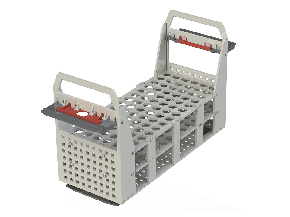 Test tube rack for 90 tubes 75 x 12/13 mm dia.