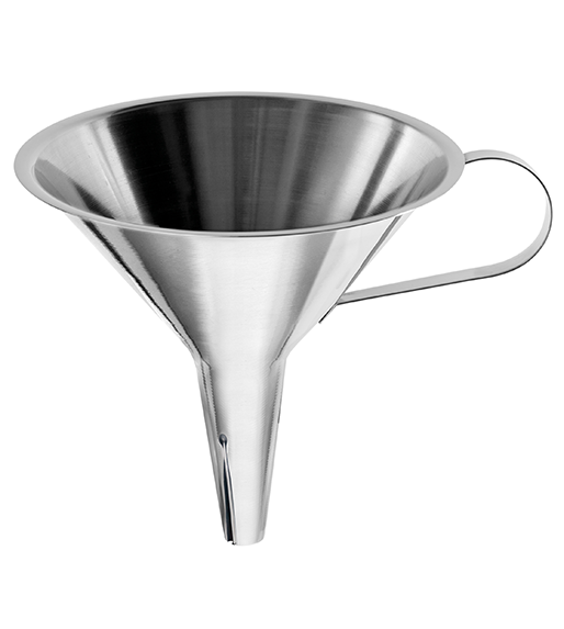 Funnels, stainless steel, Funn Ø250 mm