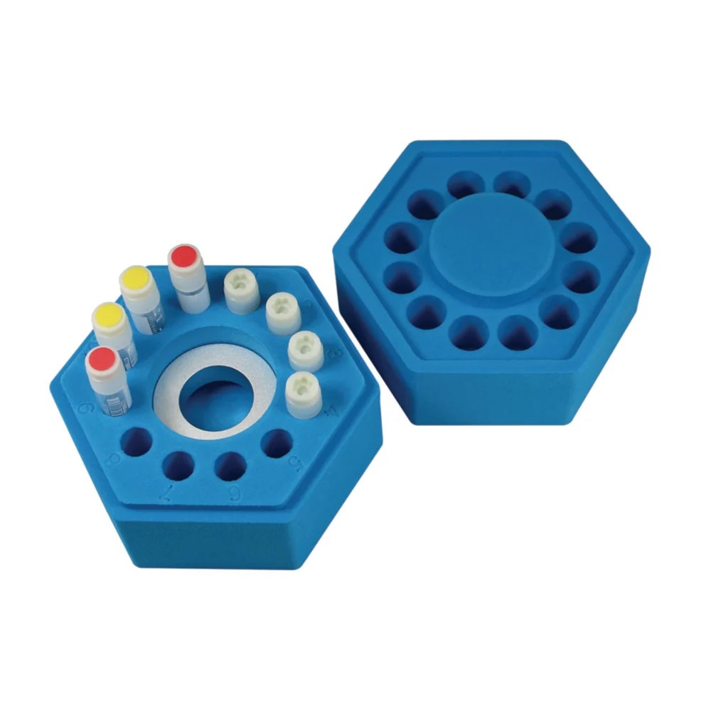 FreezeCell for 12 x 1,0/2,0 ml cryotubes, blue, 1°C/min.