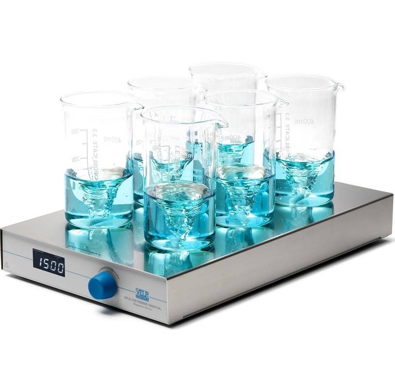 Magnetic stirrer Velp Digital 6, multi position