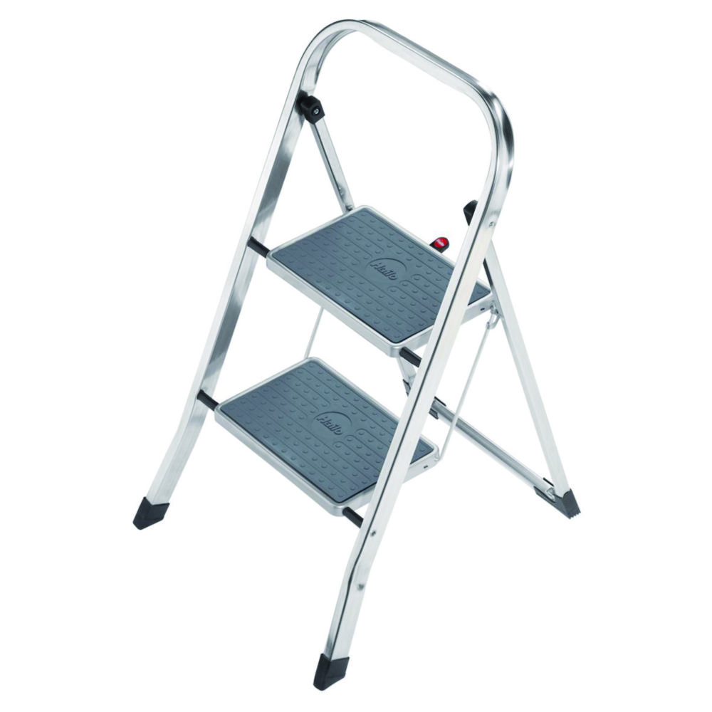 Stepladder, Hailo-Werk, K70, 2 steps, aluminum