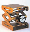 Lab-Jack, gold, 12 x 15 cm H 8-27 cm, max. 80