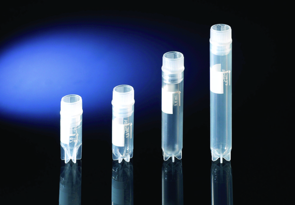 Cryotube, Nunc, PP, sterile, int. thread, conical star-shaped, 4,5 ml, 1200 pcs.