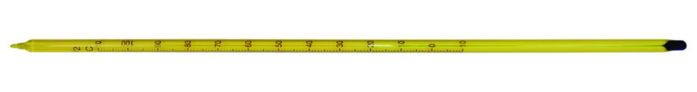 Glass thermometer, LLG, "Economy", red, -10 - +200°C, 1°C