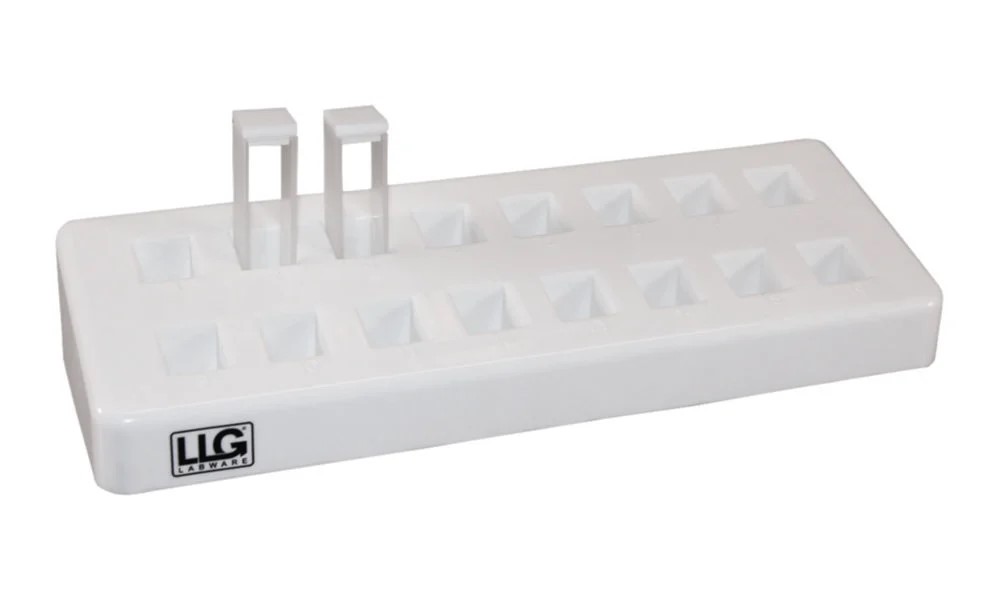 [4682061] Rack for 16 cuvettes 10x10 mm, LLG, PP, autoclavable