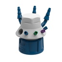 Waste cap, SCAT Safety Waste Cap LISA V3.0, GL 45, 1 x GL 14 / 3 x capillary / 4 x fitting