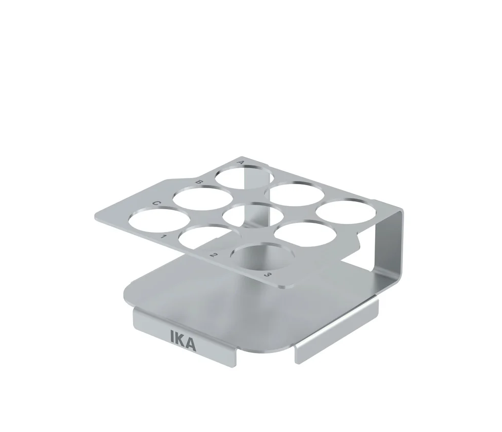 IKA TWISTER adapter for 9 vessels. 28 mm, with anti-slip mat