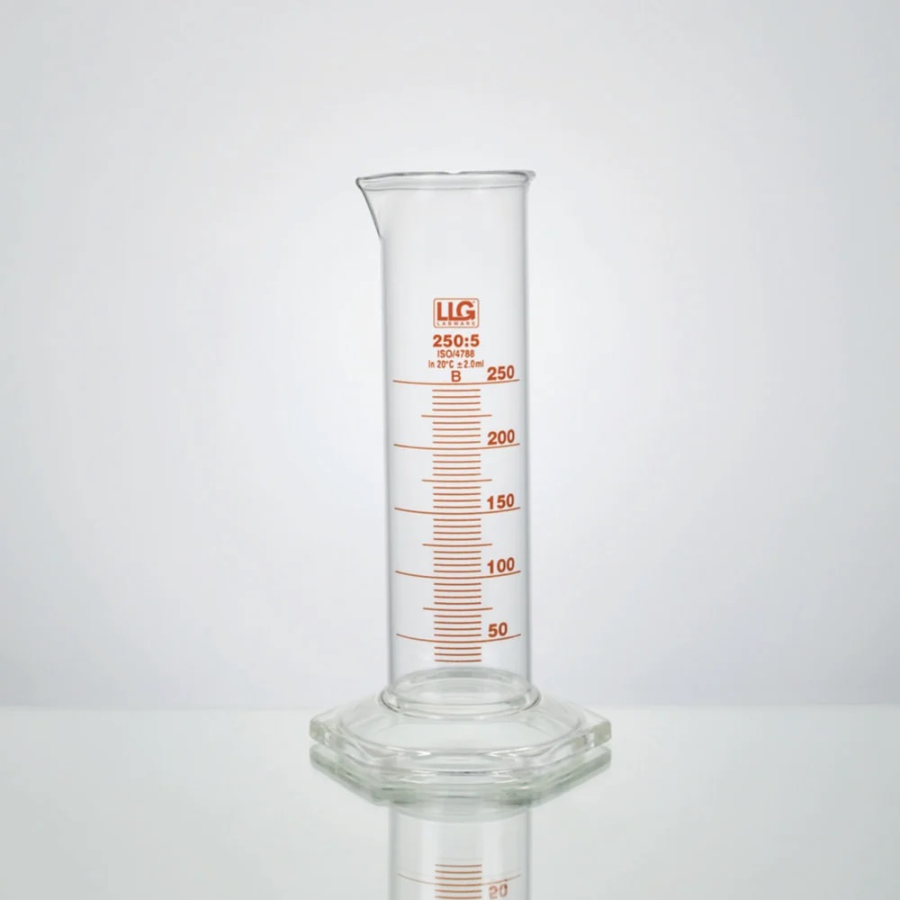 Measuring cylinder, LLG, low, cl. B, 1000 mL
