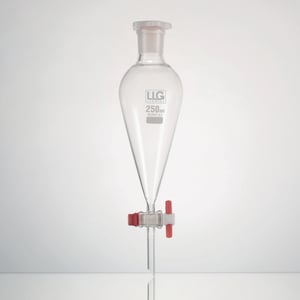 Separating funnel, LLG, conical, valve cock, 1000 ml