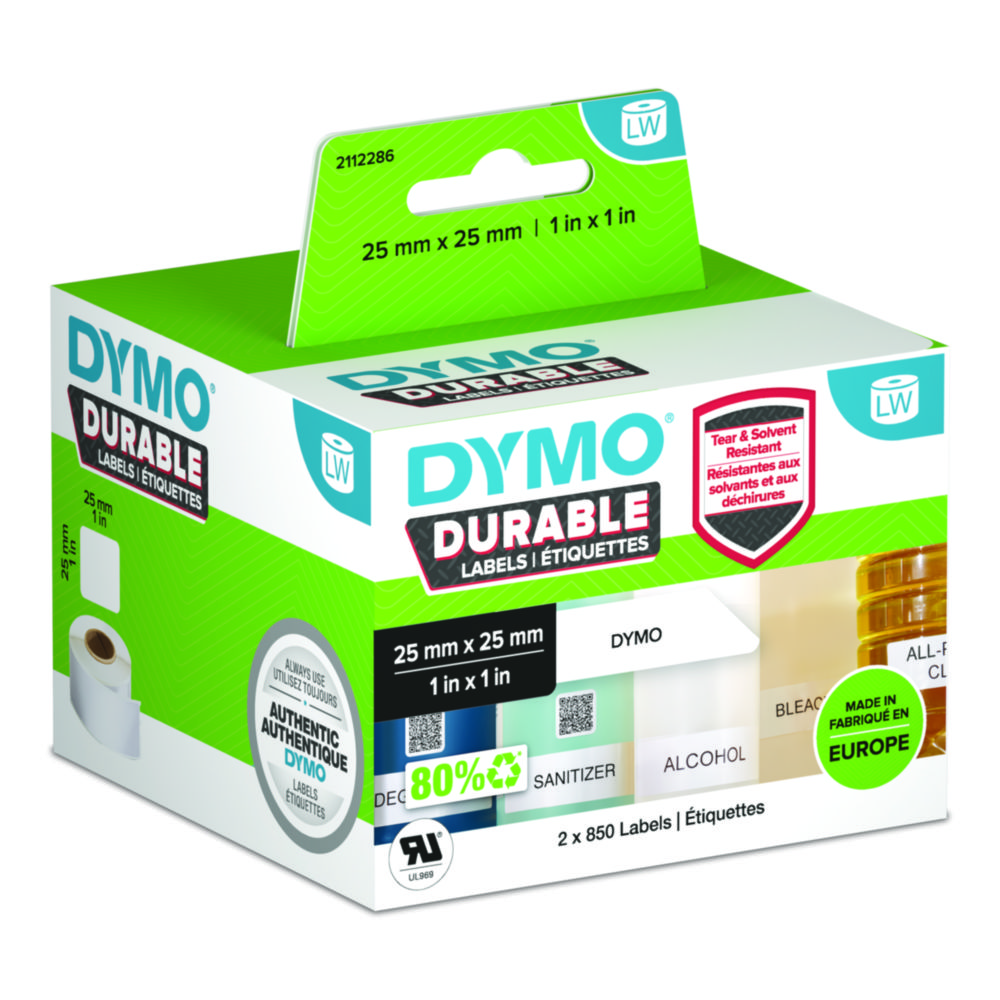 [4687580] DYMO® LabelWriter Etiket, 25 x 25 mm, black on white, 2 x 850 labels