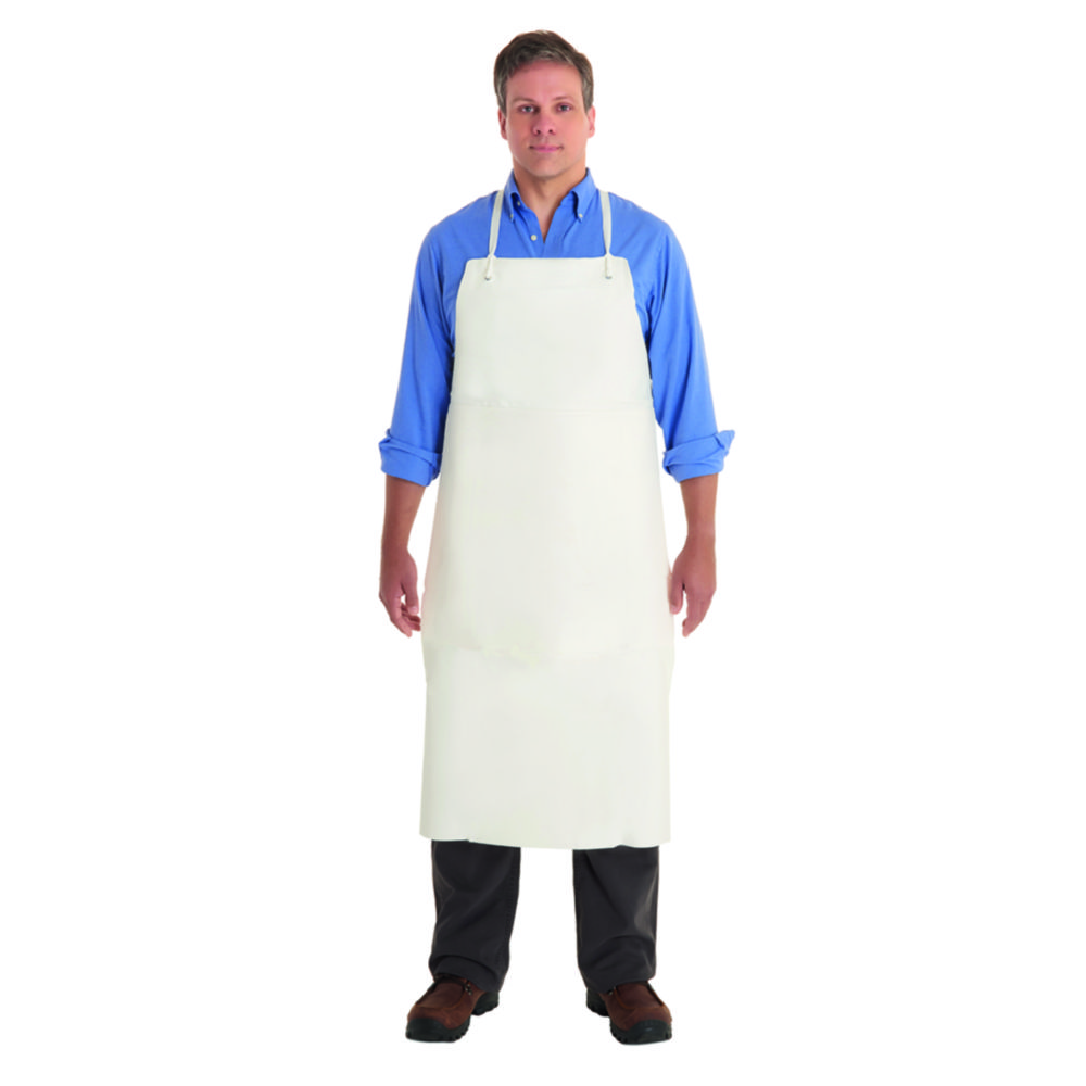 Protective Apron, Ansell Healthcare AlphaTec 56-101, vinyl, white
