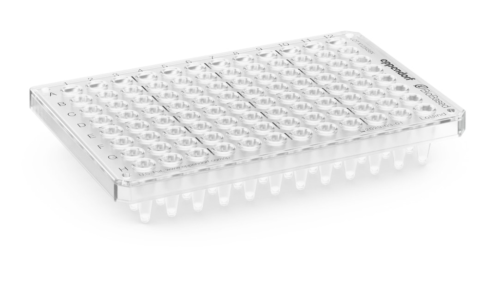 [4699494] Eppendorf Twin.tec Trace PCR Plates, 96, BioBased LoBind, semi-skirted, PCR clean, clear, 250µl