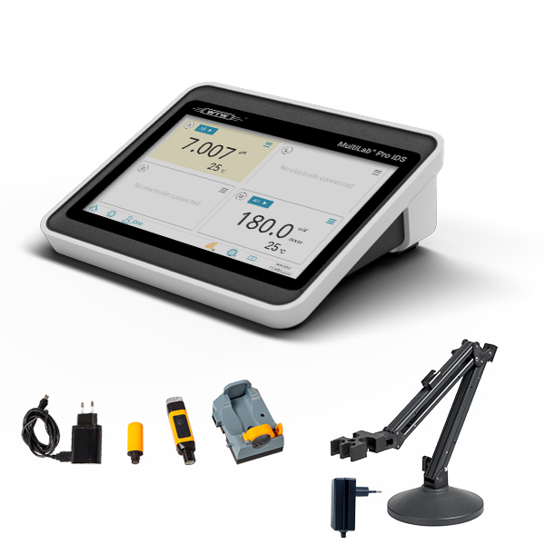 Multiparameter meter, WTW MultiLab Pro 20 IDS IDS Set WL, 2 channels, w. wireless kit