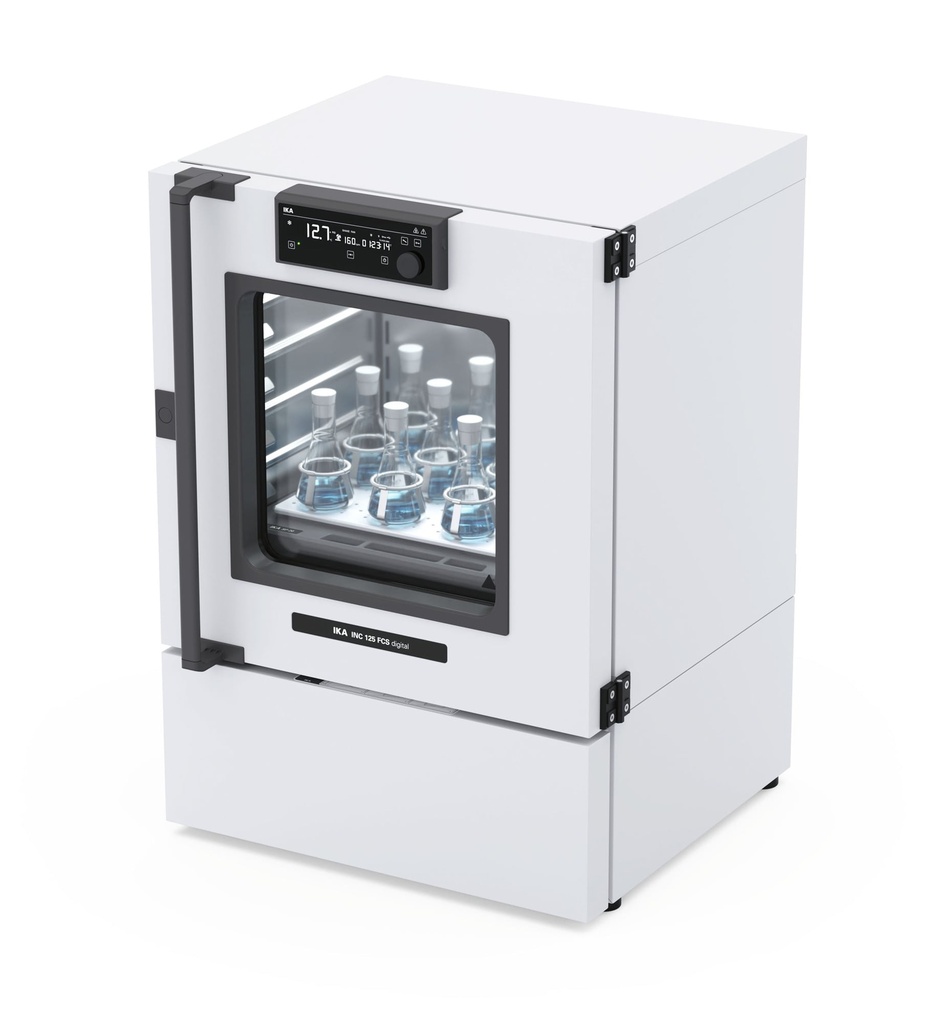 Cooling and Shaking incubator, IKA INC 125 FCS digital (SP25), Ø25 mm, 5 °C - 80 °C, 10-300 rpm