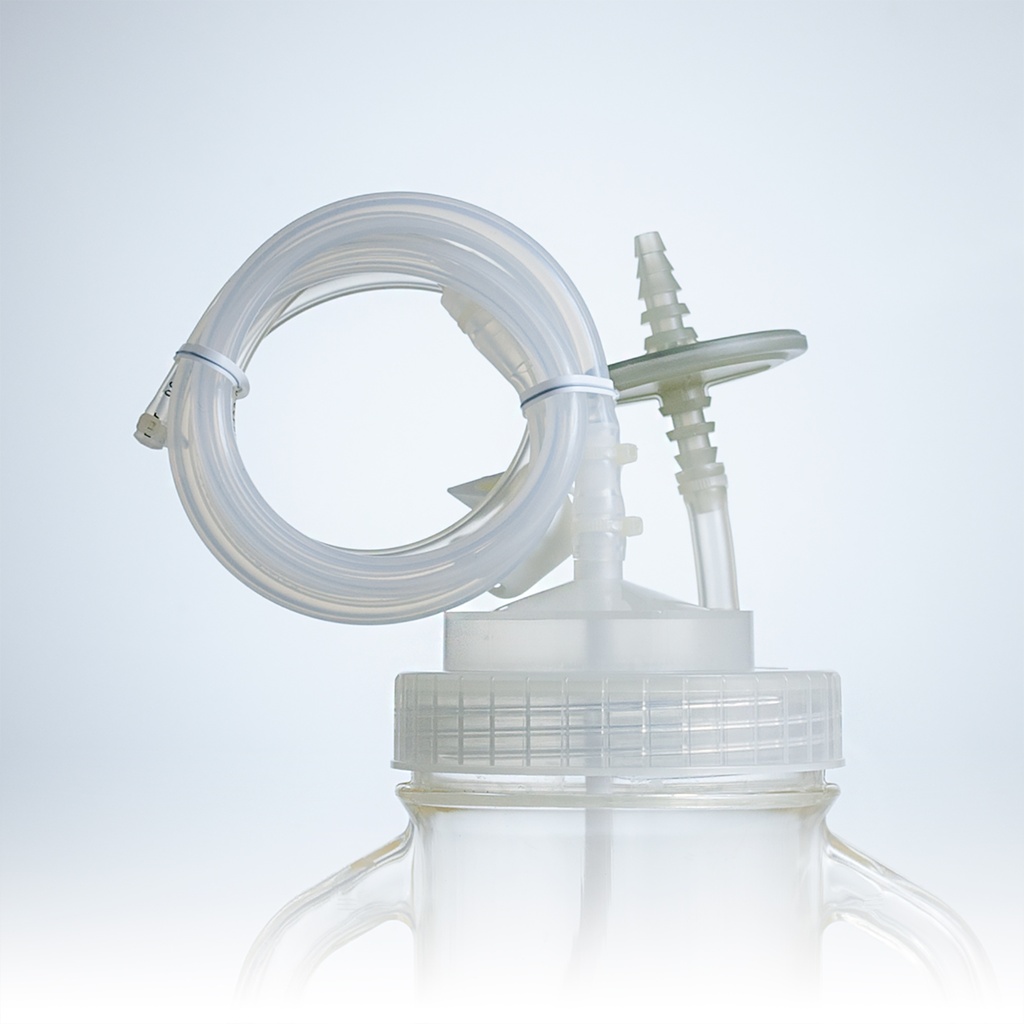 Transfer Cap, Bidirectional w. C-Flex 16 tubing for 5 L Optimum Growth flasks