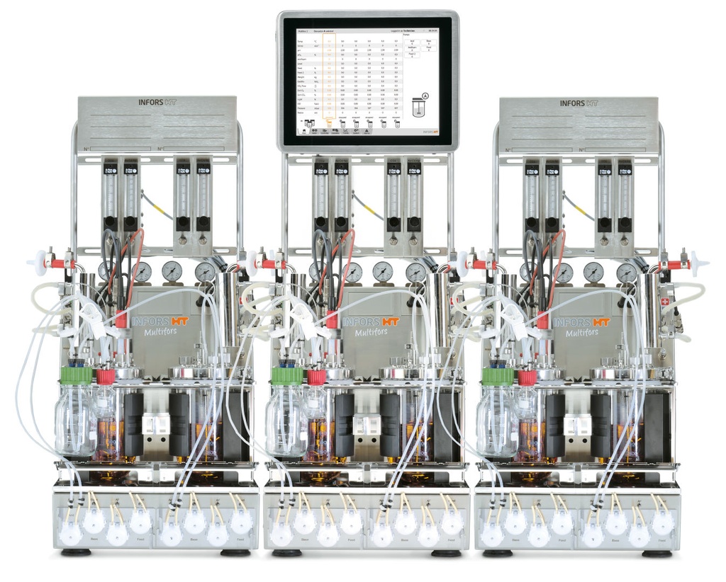 Bioreactor, Multifors 2 - Microorganisms