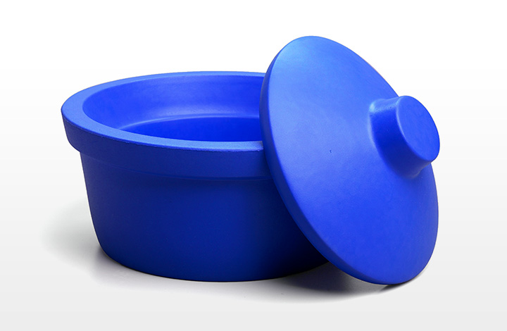 BioCision Ice bucket, round, 2.5 ltr., blue