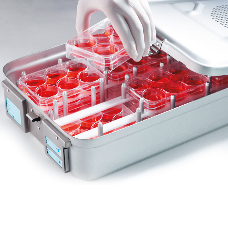 Anti evaporation box for Multitron shaking incubators, 12 x Microtiter plates