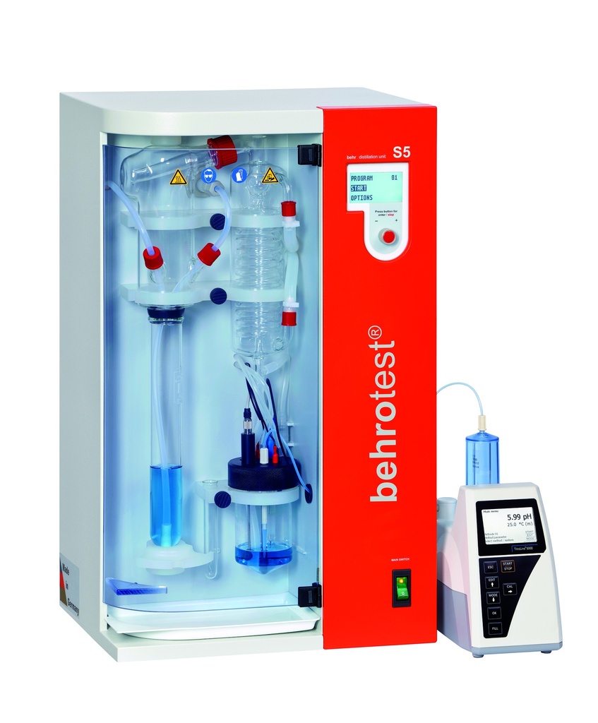 Kjeldahl distillation unit Behrotest S5