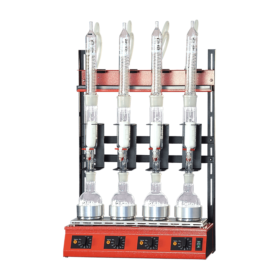Soxhlet extraction unit R104S, 4 position, 100 ml