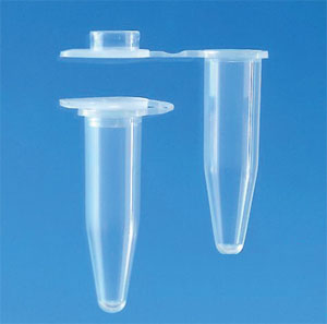 [4966904] PCR 0,5 ml, clear flat cap