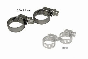 [4968085] Julabo tube clamps for 10/12 mm tubing, 2 pcs.