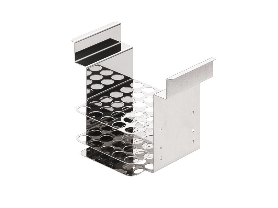 [4968609] Stainless steel rack for 30 tubes, 17mm
