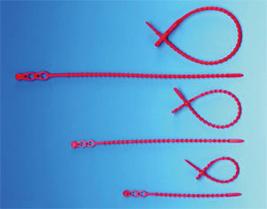 Plastic Cable Strips, releasable, 120mm