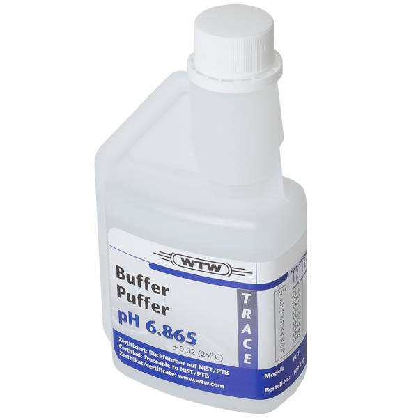 Buffer, certified, WTW, pH 6,87 ±0,02, NIST/DIN, 250 mL