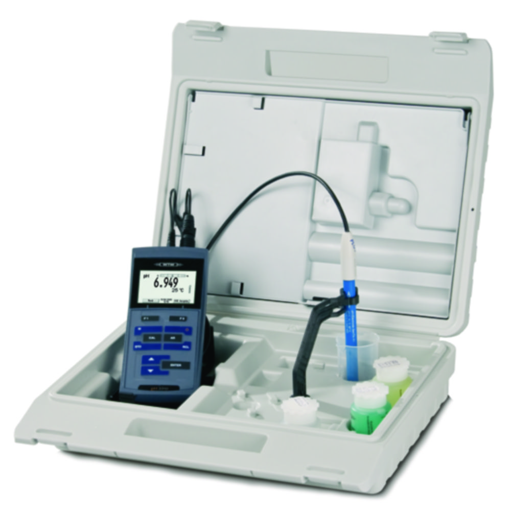 pH meter, WTW ProfiLine 3310, w. case, electrode, and accessories