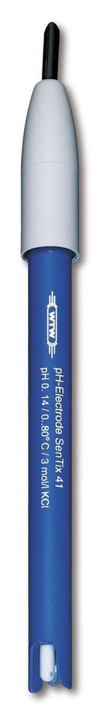 pH electrode, WTW SenTix 41, plastic, gel, NTC, DIN/4mm 1 m