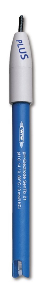 pH electrode, WTW SenTix 21, plastic, gel, DIN 1 m