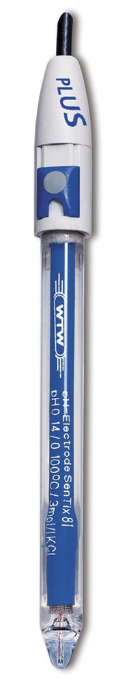 pH electrode, WTW SenTix 81, glass, NTC, DIN/4mm 1 m