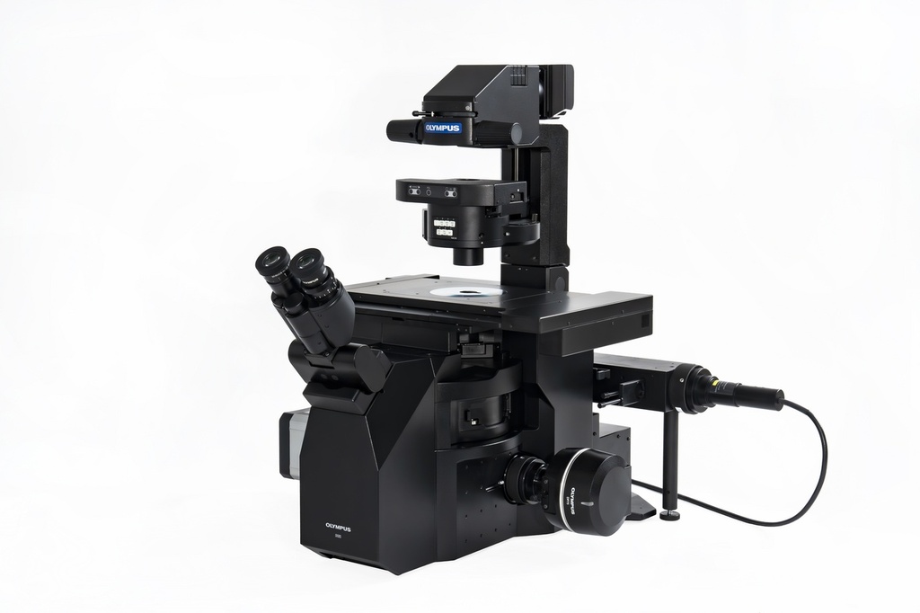 [5614130] Microscope, Olympus IX85 FL, 1 deck, Motorized, ZDC, 4x/10x/20x/40x/60xO