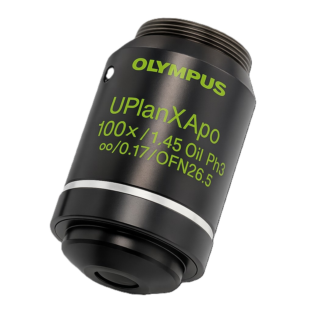 [5624232] Objective, Olympus UPLXAPO100XOPH/1.45 Universal Plan Extended Apochromat Ph, Oil, 100x, FN26.5