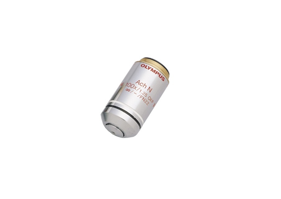 [5624403] Objective, Olympus ACHN100XOP/1.25, Strainfree Achromat Pol, Oil, 100x, FN22
