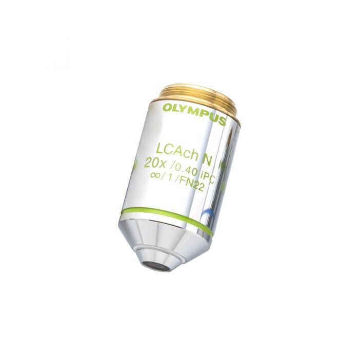 [5624900] Objective, Olympus LCACHN20XIPC/0.4, Achromat C Ph IPC, 20x, FN 22